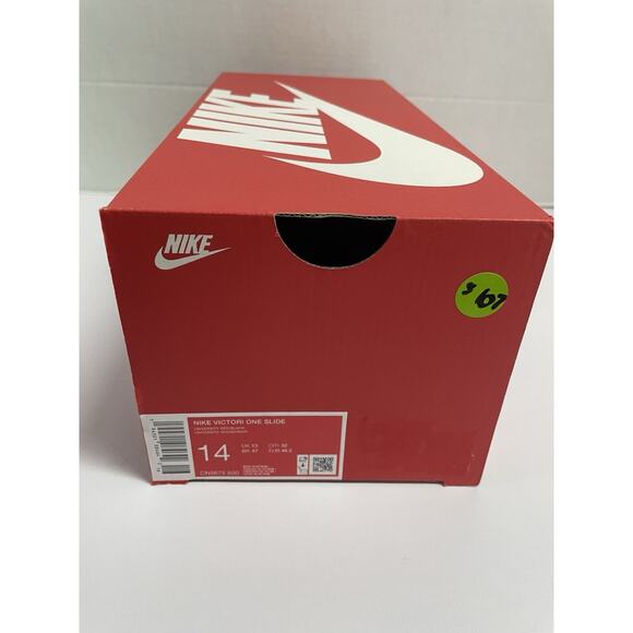 Nike Victori One Slide University Red CN9675 600 Size 14 Sandal House Slippers